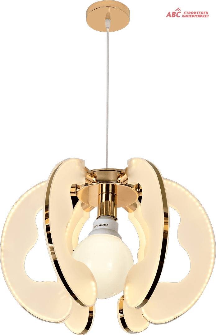 0000023187 LED Осветително Тяло GS-619838 GAUSS 30X18X18cm 48W+1XE27