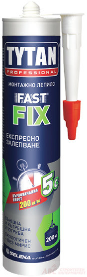 Титан монтажно лепило TITAN PROFESSIONAL FAST FIX 290ml 103004ф