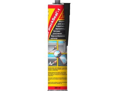 Фугоупълтнител на битумна основа 300МЛ Sika BlackSeal® BT