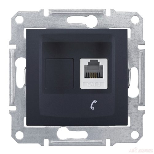 ИНТЕРНЕТ РОЗЕТКА SCHNEIDER  RJ11 ГРАФИТ SEDNA SDN4101170