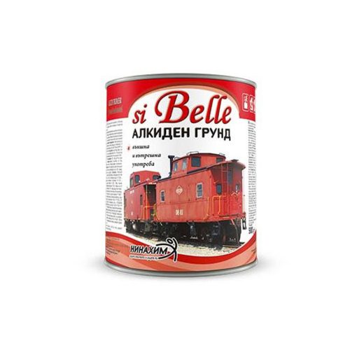 Грунд алкиден сив 0.900кг Si Belle