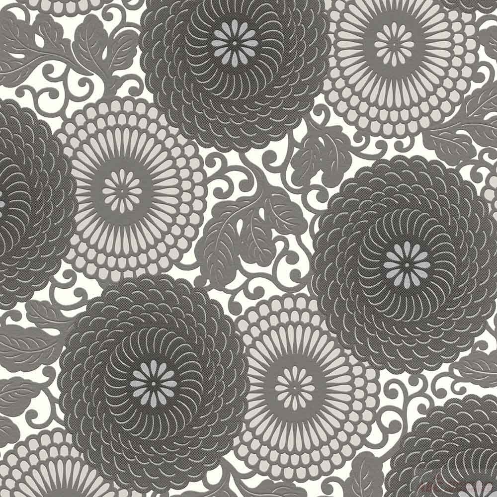 0000023985 Тапет Сиви Мандала Цветя 102759020