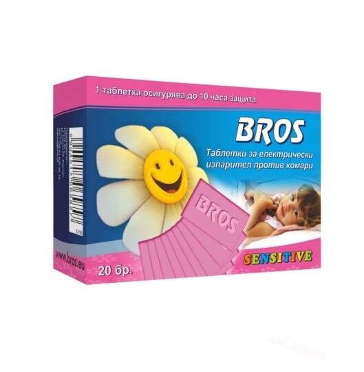 0000024147 Микро брос детски таблетки за ел.Изпарител п/в комари -20 бр bs-371