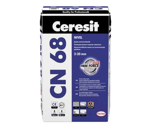 Саморазливна изравняваща замазка CERESIT CN 68 - 25кг.