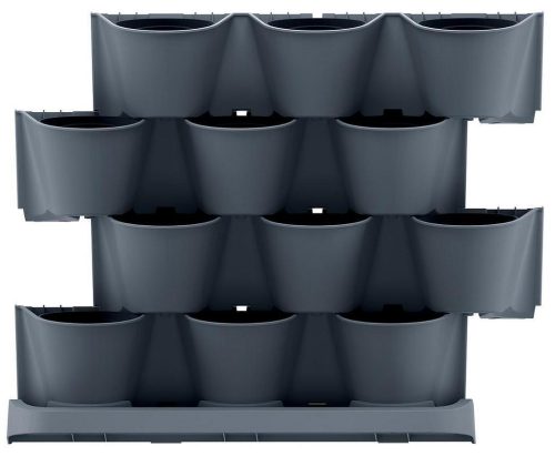 Мини вертикална градина антрацит 1016997 Брико