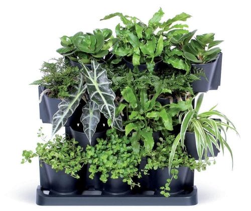 Мини вертикална градина антрацит 1016997 Брико