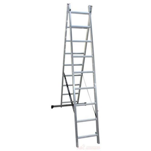 Алуминиева двураменна стълба 2х7 220 Арон al-ch 207