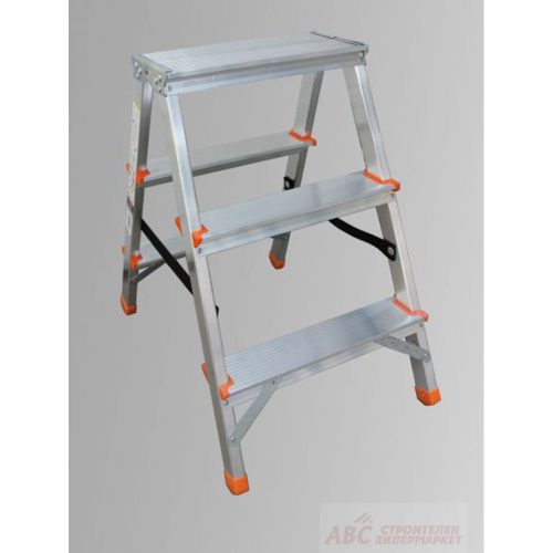 Двустранна алуминиева стълба 2х3 202 Арон al-вss 3