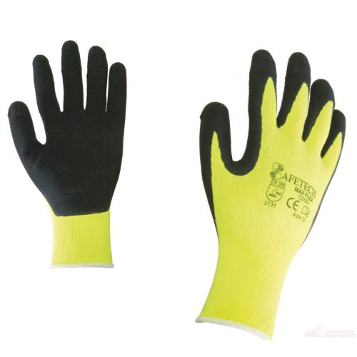 Ръкавици трико топени в латекс(10)card palavan