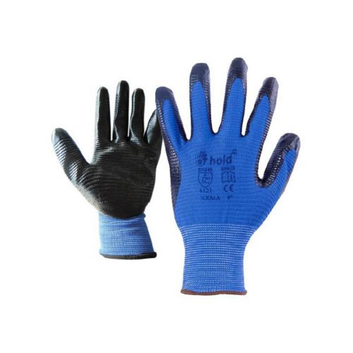 Ръкавици полиестер топени в нитрил (10) card xema 70508002.10