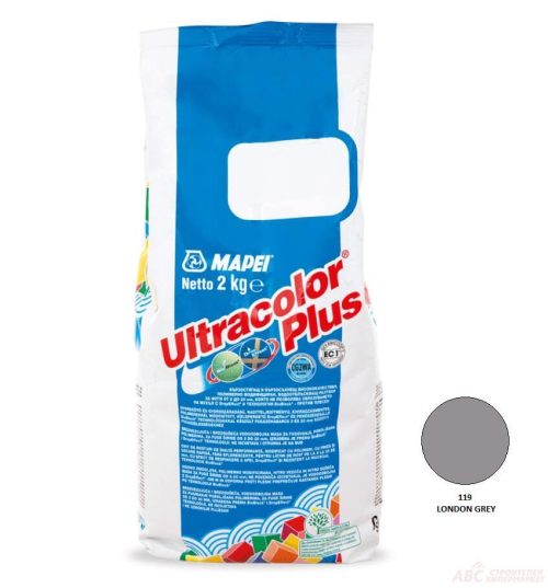 Смес за фугиране Ultracolor Plus 119, london grey / лондонско сив - 2 kg 119 Mapei Ultracolor Plus 6011902AU