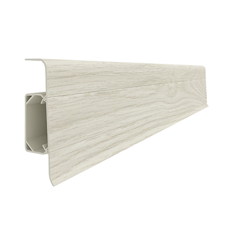 0000024871 Подов перваз PVC ESQUERO № 602, аризонски чинар, 250см/брой 2.50м 66.6X22мм