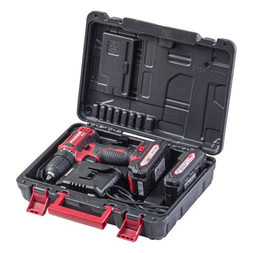 Винтоверт Акумулаторен Raider RD-CDL34, 12 V, 24 Nm, с 2 батерии, зарядно, аксесоари и куфар