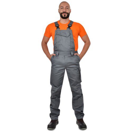 Полугащеризон raptor salopette сив