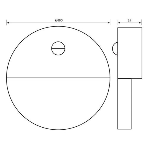 Аплик със сензор за движение IP54,4000K,230V,AURA LED 10w.sr14,viv4547