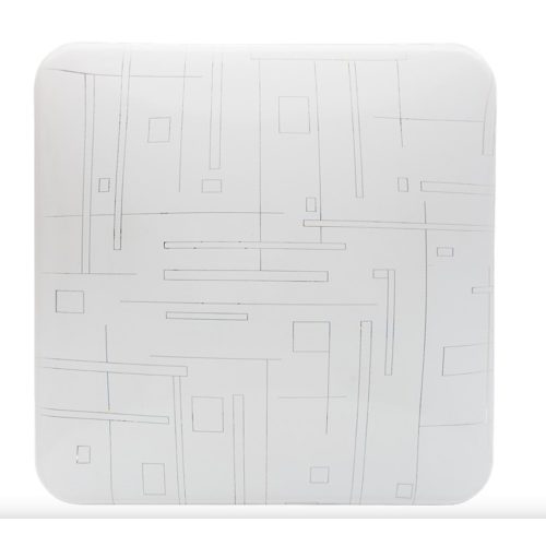 ДЕКОРАТИВНА ПЛАФОНИЕРА БЯЛА LED 12W 4200К KВАДРАТ SPLDS1242