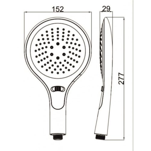 Глава за душ ICH 7316W