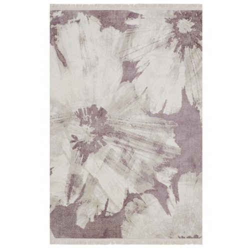 Килим с ресни Палермо винтидж цветя розов 160Х230