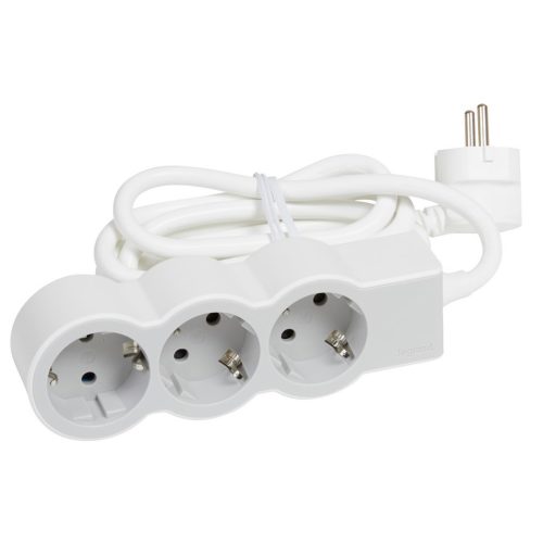 РАЗКЛОНИТЕЛ 3Х ШУКО 1.5 КАБЕЛ 694549 БЯЛ/СИВ 1925052 АМ