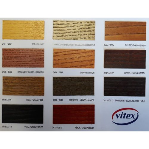 Лак За Дърво 3в1 разтварян с разтворител 0.75л Vitex Diaxyl Plus SB PU 2404