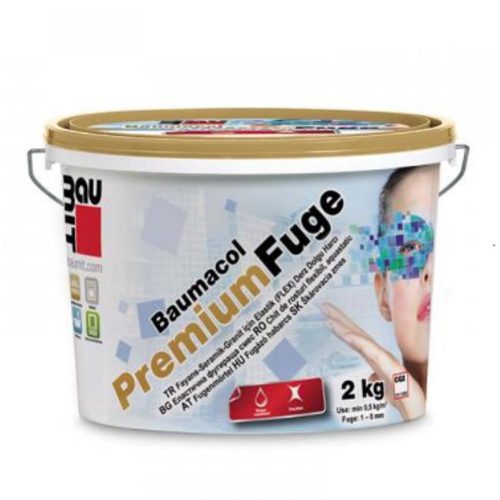 Фугираща смес Baumit  Baumacol Premium 2кг цвят БЯЛ