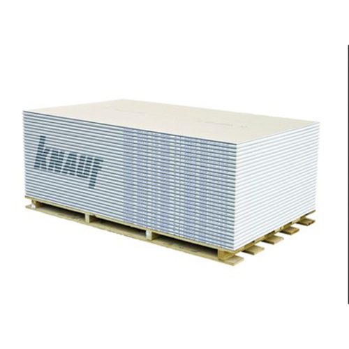 Гипсокартонена плоскост огнеустойчива KNAUF (тип GKF, червена серия), 12.5 мм (1200×2000 мм) – 2.40 m² / ~22 кг (~9.2 kg/m²)