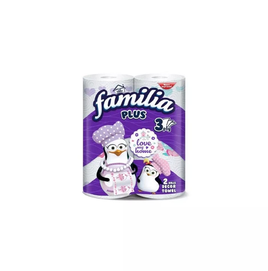 0000025464 Кухненска ролка 3 пласта, 2 бр. FAMILIA PLUS