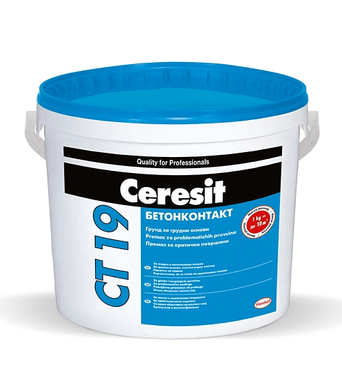 Бетонконтакт грунд 5КГ Ceresit CT 19