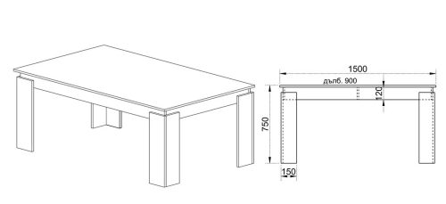 Маса BOSS ИРИМ