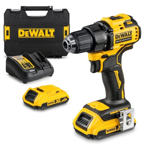 Винтоверт Акумулаторен DEWALT DCD708D2T, 18 V, 65 Nm, с 2 батерии и зарядно