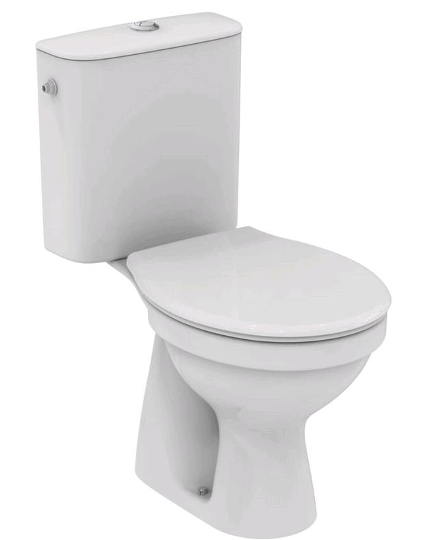 0000027091 Моноблок със задно оттичане Vidima Улисе ЕС W835101 Бял