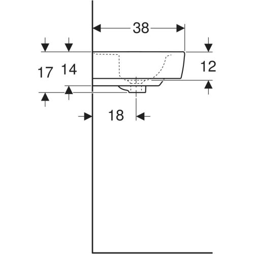 Влагоустойчив шкаф с мивка REKORD 50см