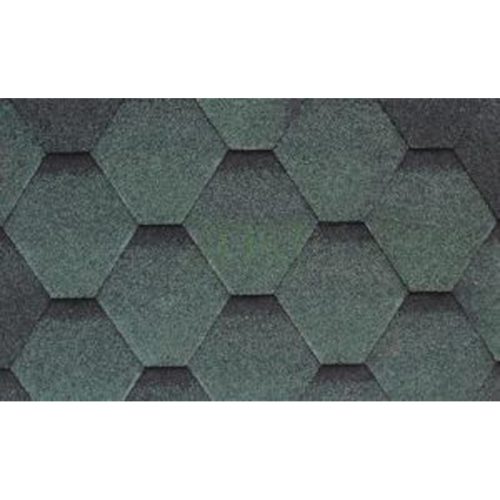 Битумна керемида ECO LIGHT стандарт зелено с отенък-пчелна пита/3 м2/22 бр пакет