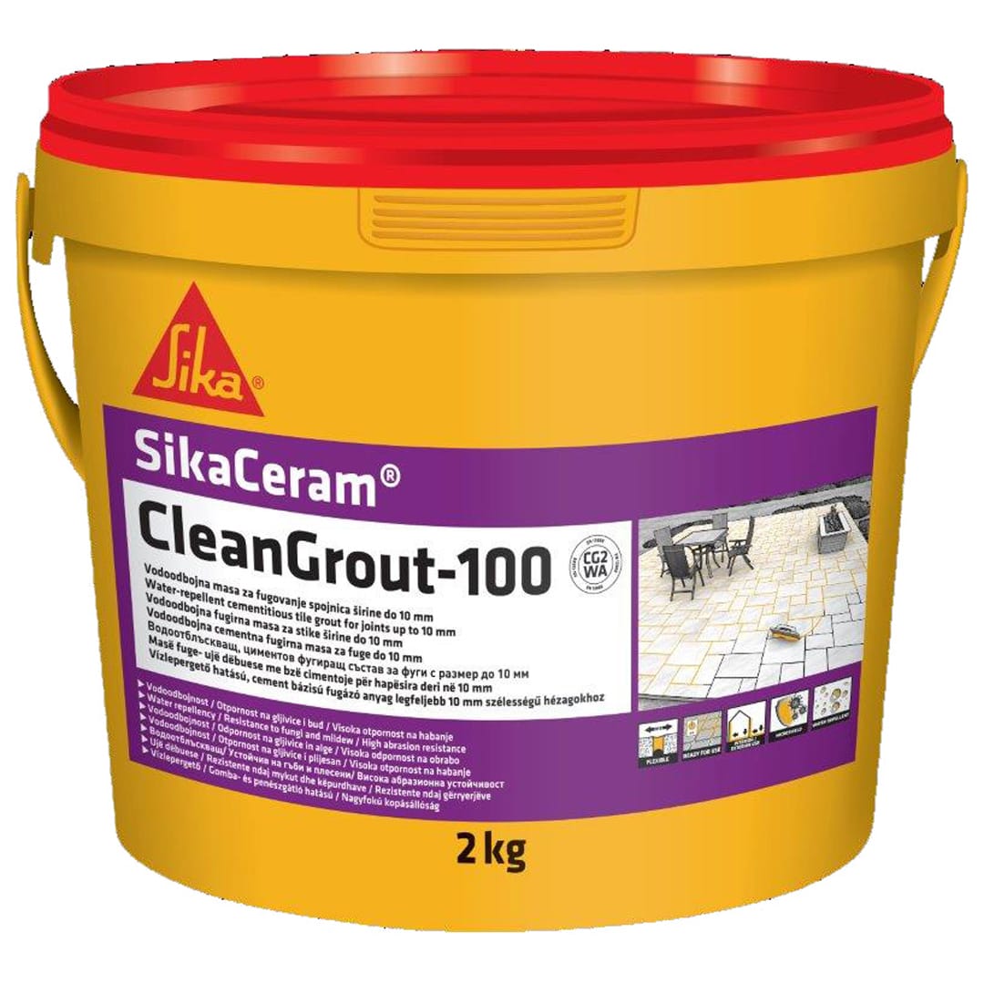 0000005104 Фугираща смес за фуги SikaCeram CleanGrout-100, 2кг, Цвят: манхатън