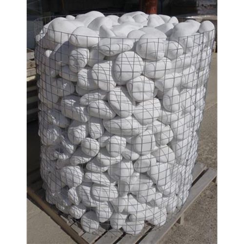 Камък Бял  "Tасос" ( 3-6см) Бял