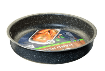 Brio Тава Кръгла Hard Rock 34см. с Незалепващо Покритие