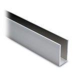 Пк профил алуминиев U 6 мм/ 2.10 м дълбок 110091 1 0000012458
