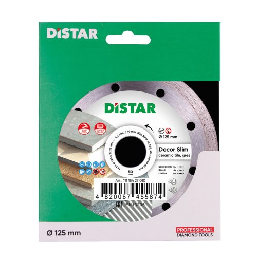 ДИАМАНТЕН ДИСК ДЗП 1A 1R Ф115X1.1/0.8X8X22.23MM ESTHETE 11115421009