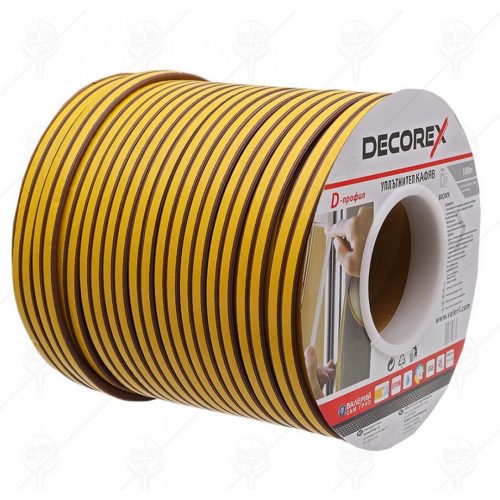 Уплътнител 100м 5мм D бял DECOREX 42407