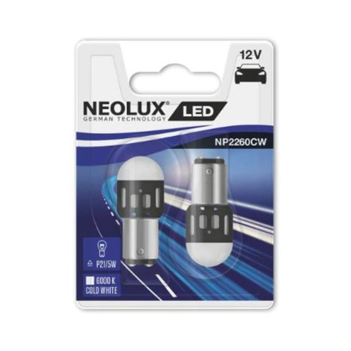 Диодни крушки бели P21/5W 12v 1.2w BAY15D 6000k LEDRIVING - NEOLUX