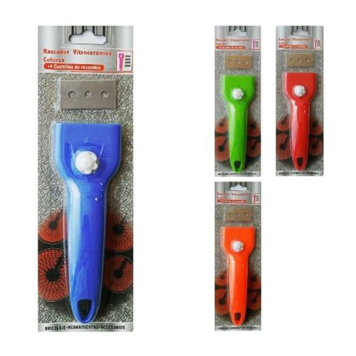 Шпатула за Керамичен Плот с 4 Резерви