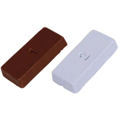 Полирпаста абразивна Wolfcraft за метал фина и груба комплект 2 бр.