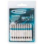 БИТОВЕ РZ2х50ММ 10БР GROSS 11345 К-Т 1 0000020681