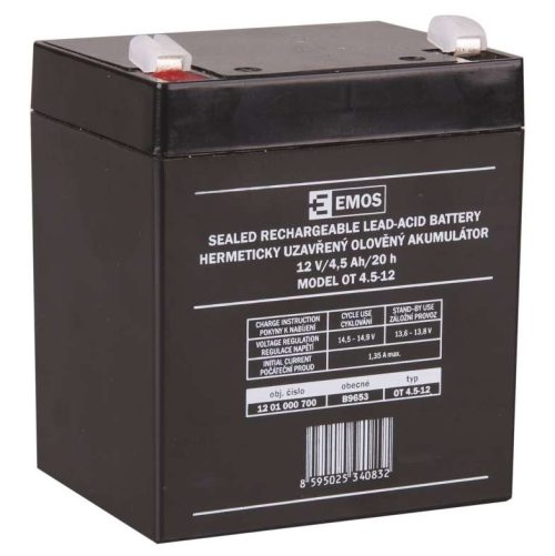 Акумулатори Оловни Emos 12V-4.5Ah  В9653 / 3119