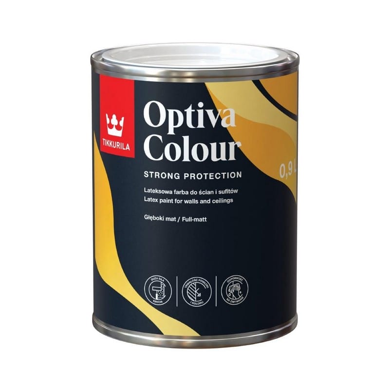 0000027530 Латекс Пълен Мат Tikkurila Optiva Colour 0,9 Л С153905401