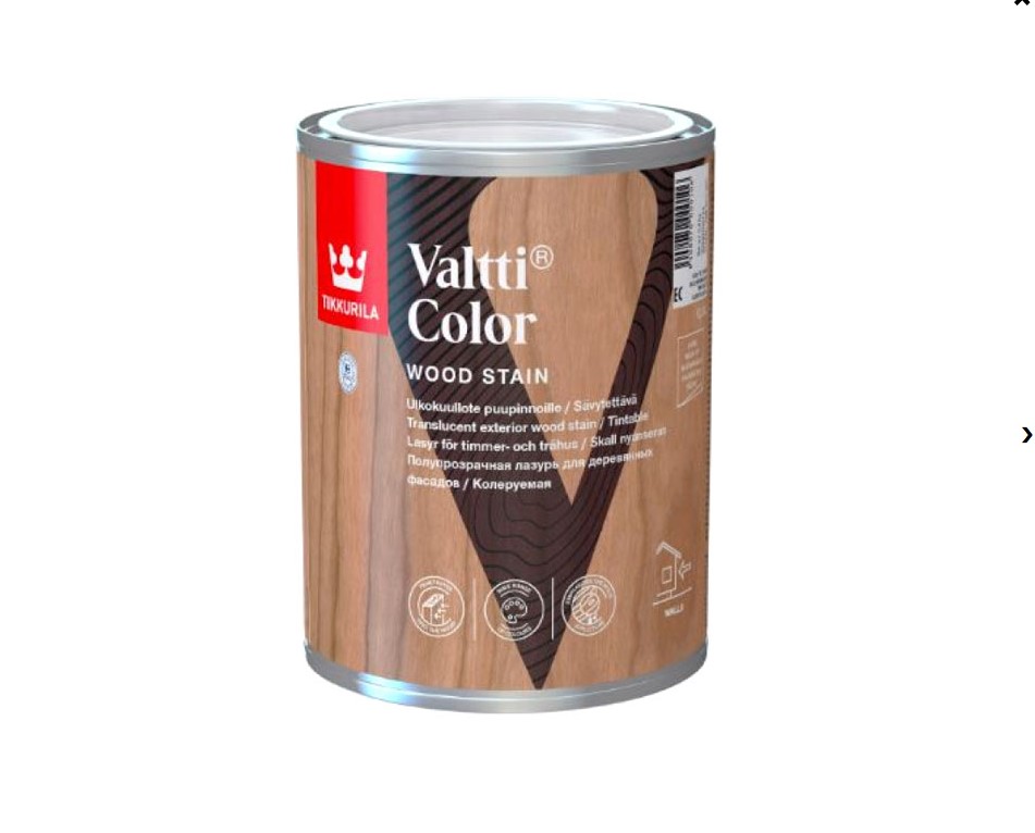 Масло За Дърво Фасада Tikkurila Valtti Color New 0.9 Л B693905901
