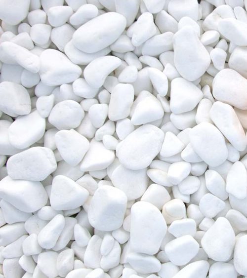Камък Бял  "тасос" ( 1-3см) Бял