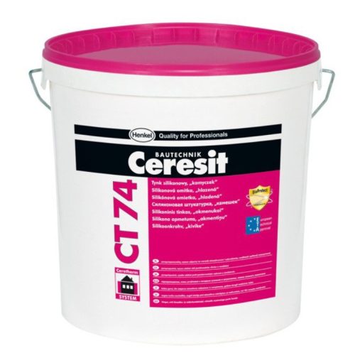 Драскана силиконова мазилка Ceresit CT 74 1.5мм, 25кг
