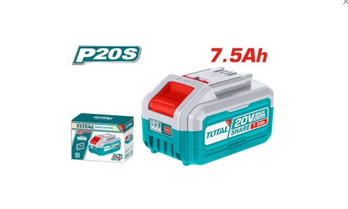 Акумулаторна батерия TOTAL Industrial, Li-Ion, 20 V, 7.5 Ah