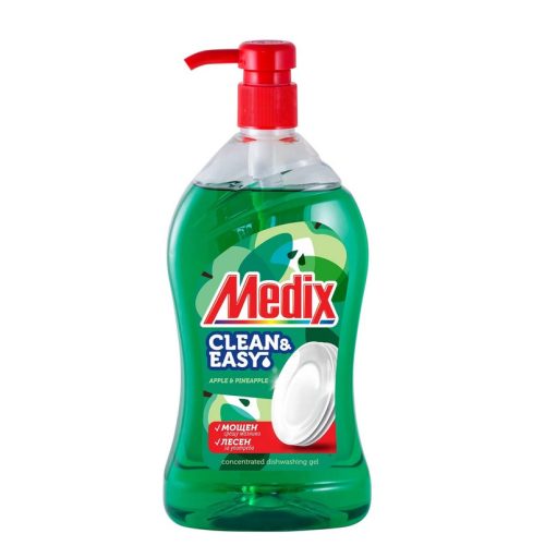 Препарат За Съдове Medix Clean & Easy Зелен, С Помпа (800 Мл)